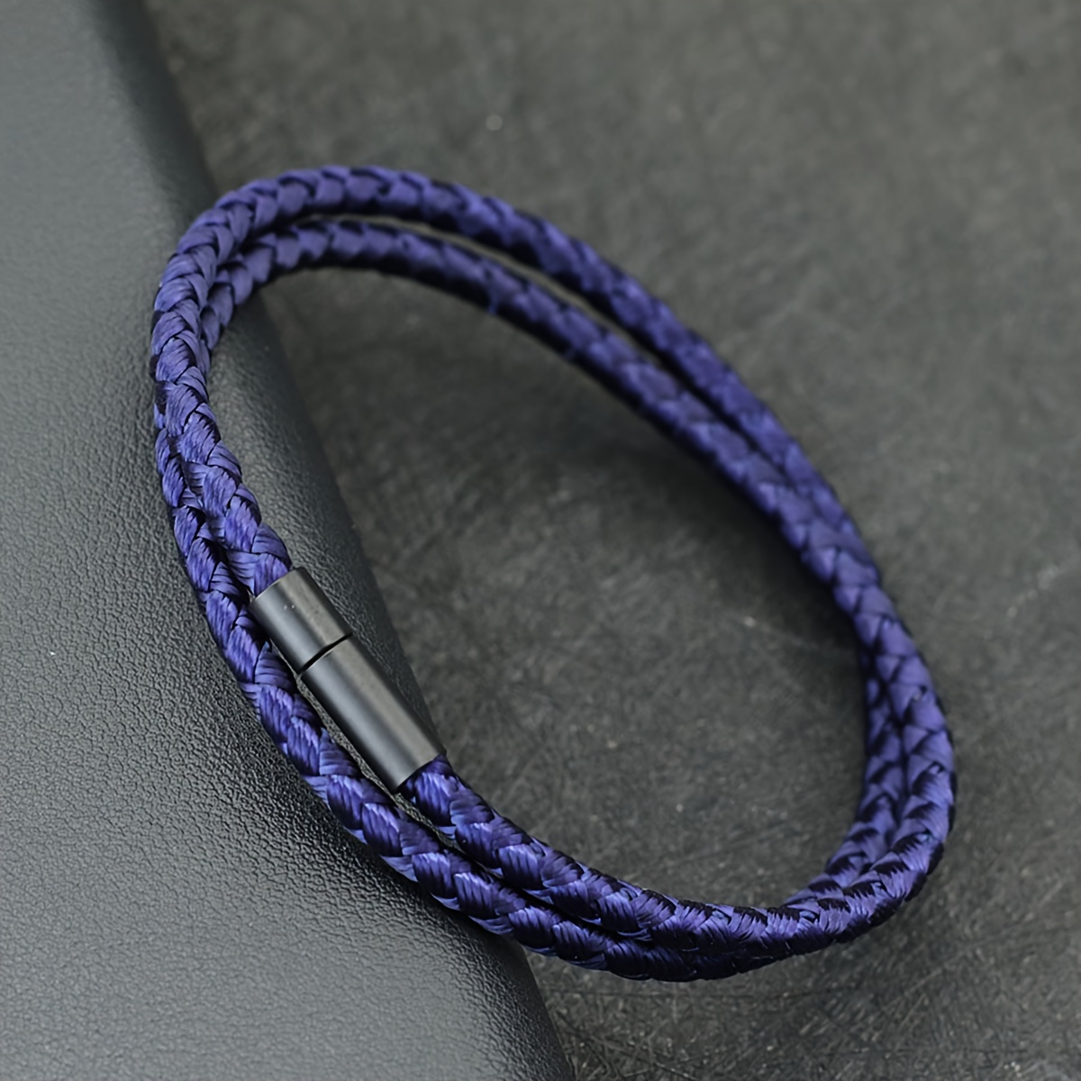 Simple Keel Rope Bangle Bracelet for Men